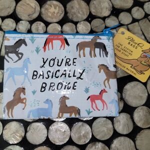 Blue Q Horse Coin Purse 🐴